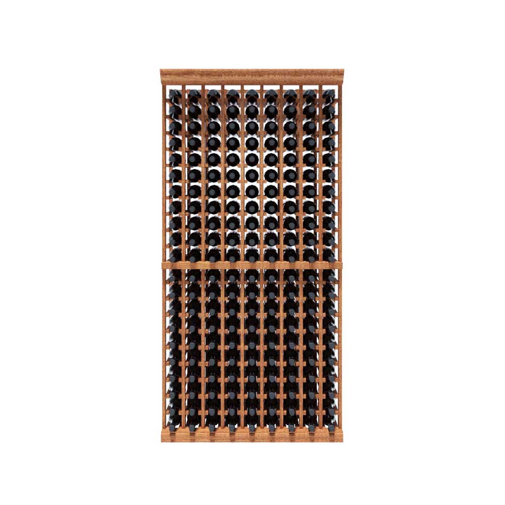 9 Column 189 Bottle 7ft Wine Rack Kit - Sturdy Metal Wine Storage for Home Cellar, Restaurant, or Bar Organization