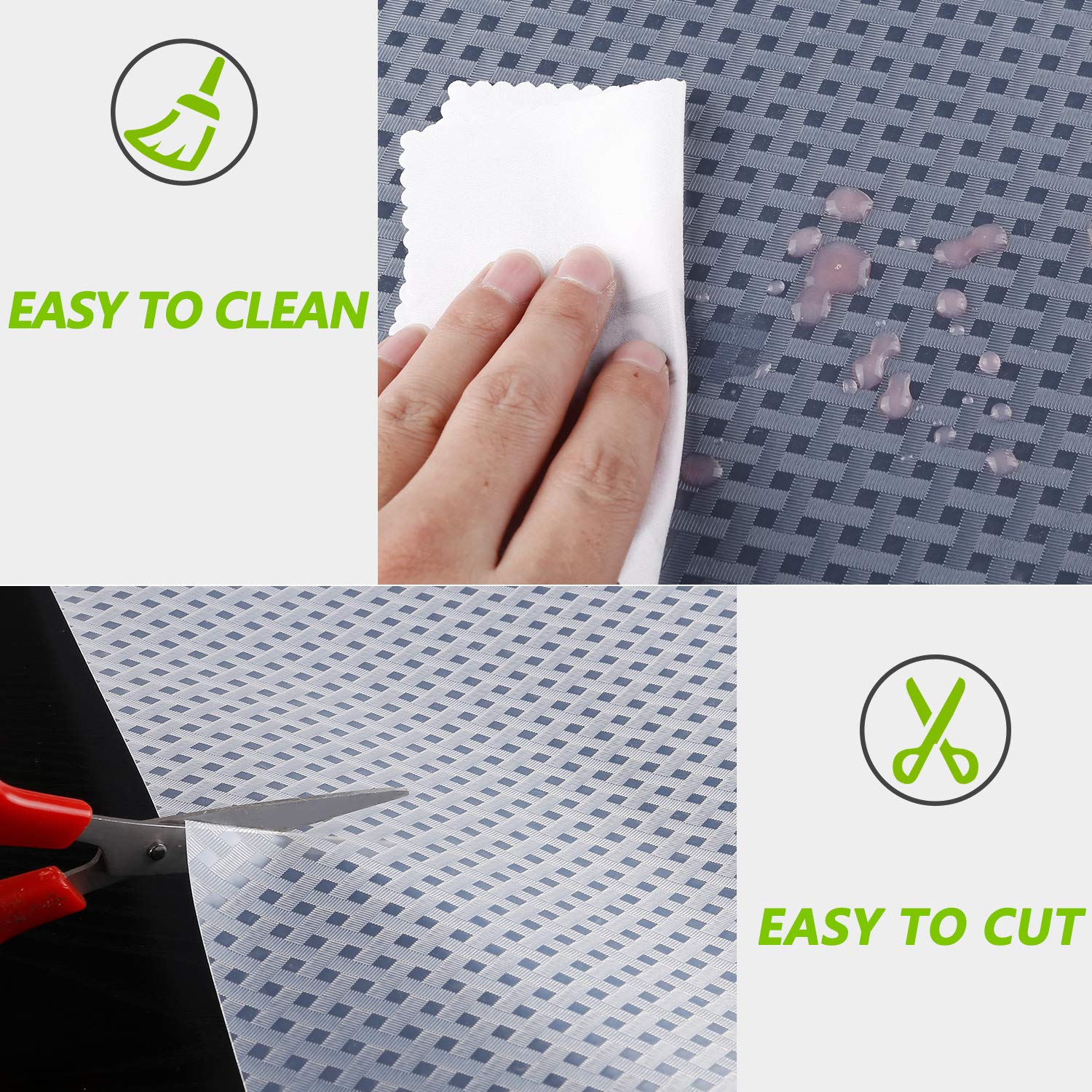 Non-Slip EVA Refrigerator Shelf Liner - 17.5