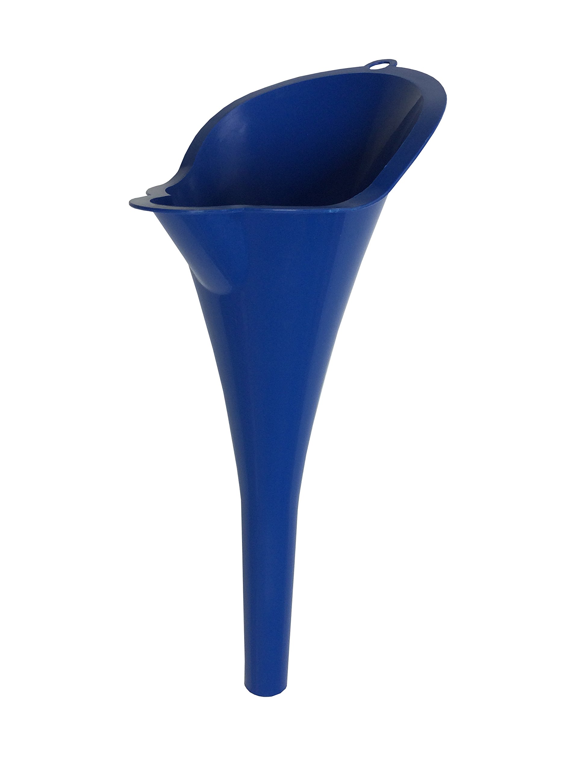 WirthCo 32855 Funnel King Blue Multi-Purpose Funnel for Capless Gas Tank - Perfect for Automotive, Marine & Lawn Equipment Fuel Transfer | Leak-Proof Design for Hassle-Free Refueling