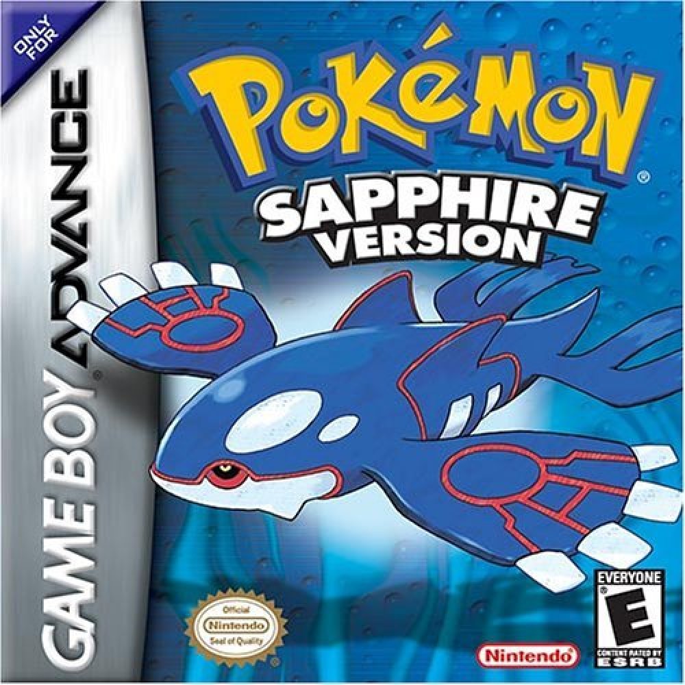 Pokemon Sapphire Version Game - Nintendo GBA Classic RPG Adventure for Kids & Adults - Perfect for Travel, Gifts & Retro Gaming Fun