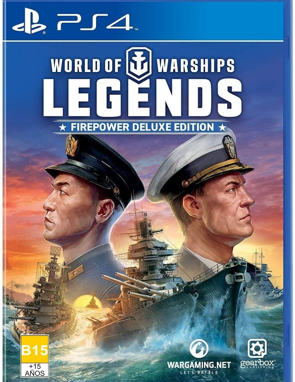 World of Warships: Legends Firepower Deluxe Edition for PlayStation 4 - Naval Combat Game with Enhanced Graphics & Bonus Content | Perfect for Strategy Gamers & Military History Enthusiasts