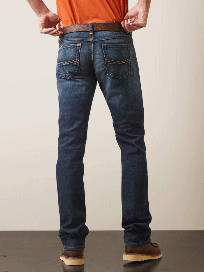 Ariat Men's M7 Rocker Stretch Legacy Stackable Straight Leg Jean - Comfortable Work & Casual Denim Pants for Riding, Outdoor Activities & Everyday Wear