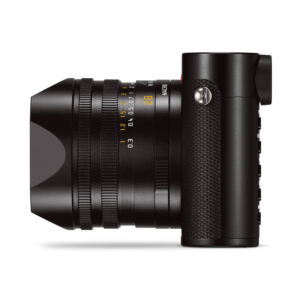 Leica Q (Typ 116) Digital Camera - Black Anodized Finish - 24.2MP Full Frame, 28mm f/1.7 Lens - Perfect for Street Photography & Travel