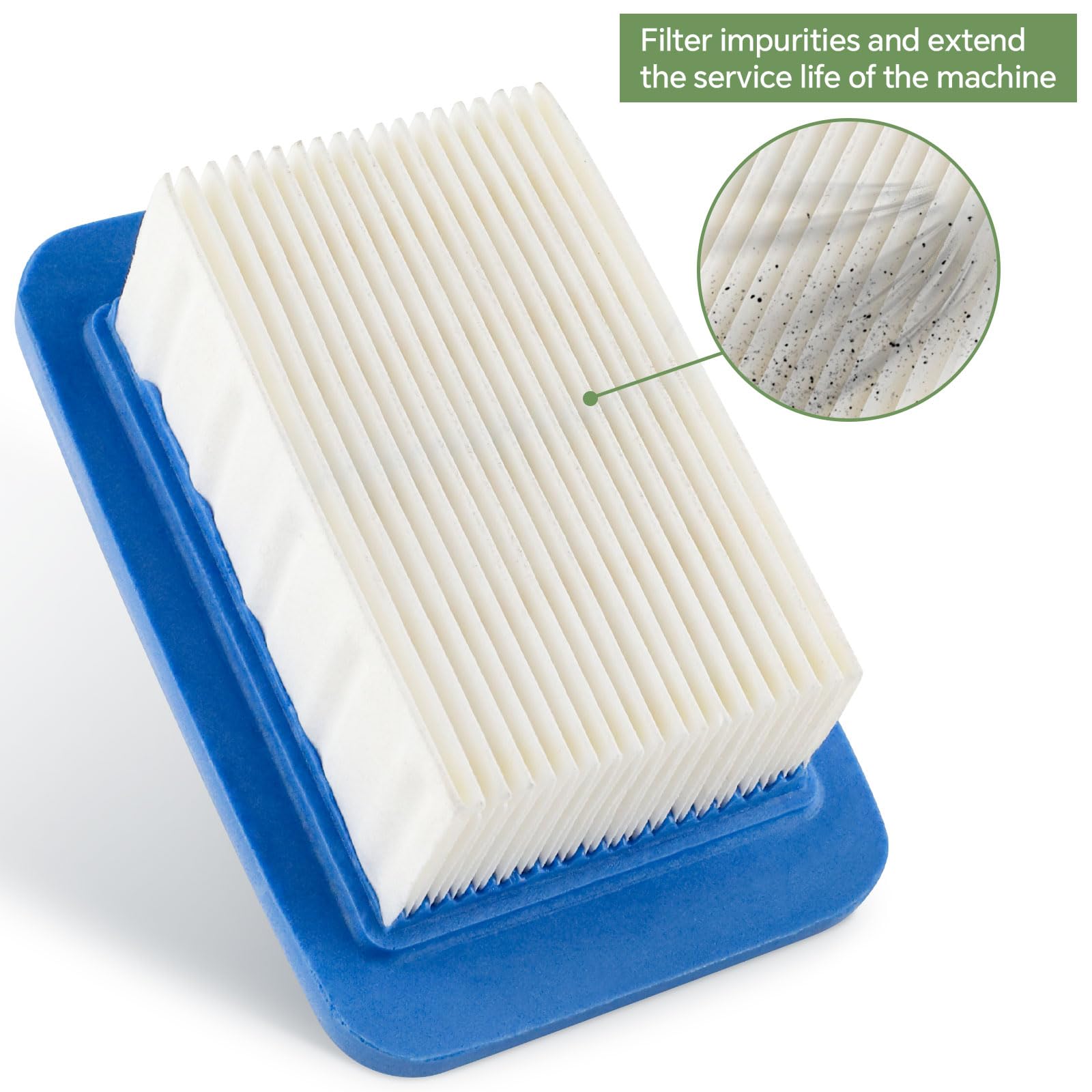 ECHO PB-580T PB-580H Replacement Air Filter & Tune Up Kit - Compatible with ECHO PB580T Backpack Leaf Blower - Includes Fuel Line, Spark Plug & Fuel Filter (Replaces OEM 90156Y) - Perfect for Lawn Care, Landscaping & Fall Leaf Cleanup