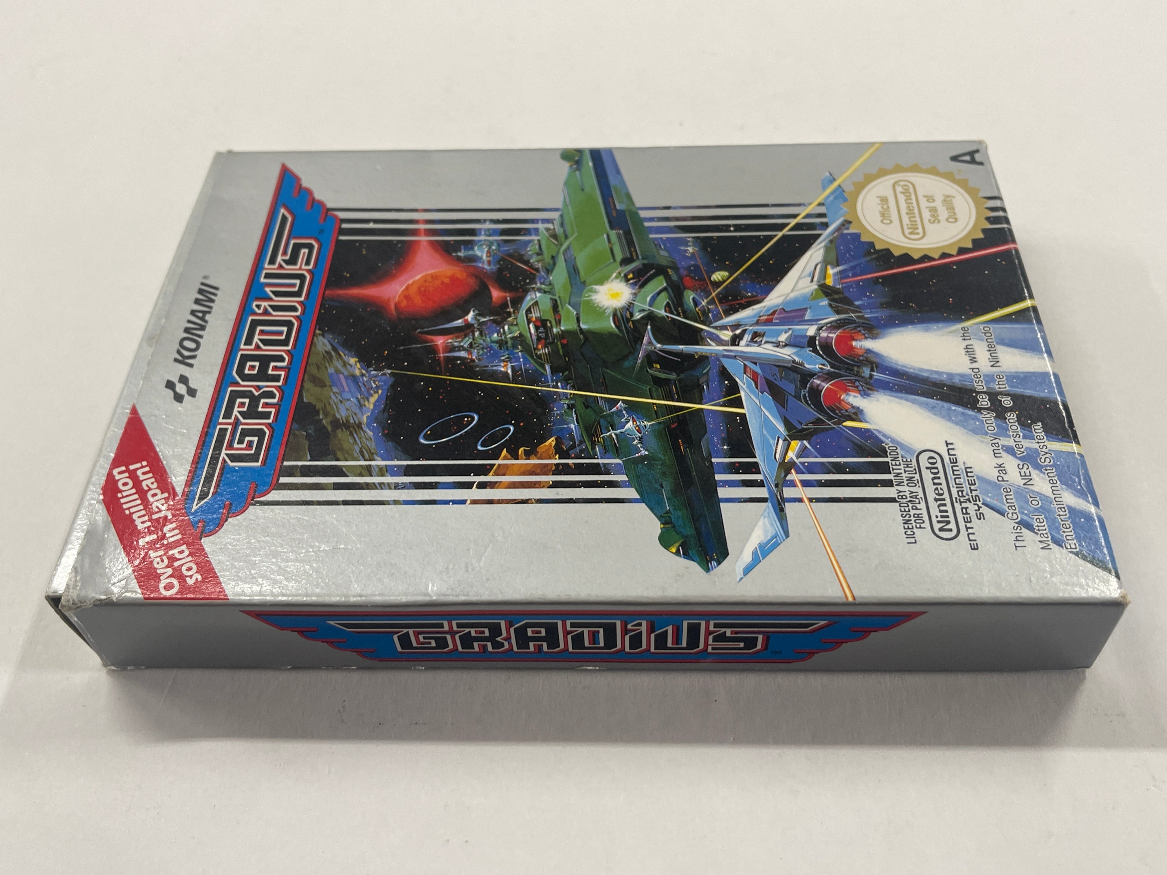 Gradius Classic Video Game - Original Box Included - Perfect for Retro Gaming Enthusiasts & Collectors