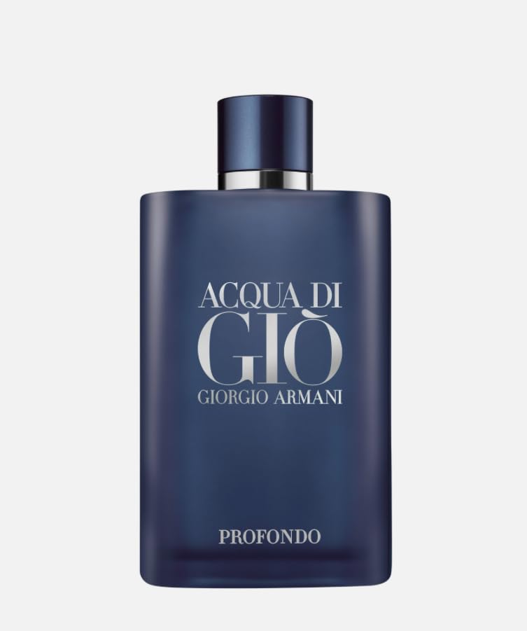 Giorgio Armani Acqua Di Gio Profondo Men's Cologne - 4.2 oz Eau De Parfum Spray | Fresh Aquatic Scent for Day & Night Wear | Perfect for Work, Date Night & Special Occasions