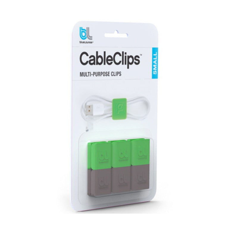Bluelounge CableClip Small - Cable Organizer for Desk, Home & Office - Keep Wires Neat & Tangle-Free - Perfect for Computer, TV & Charging Cables