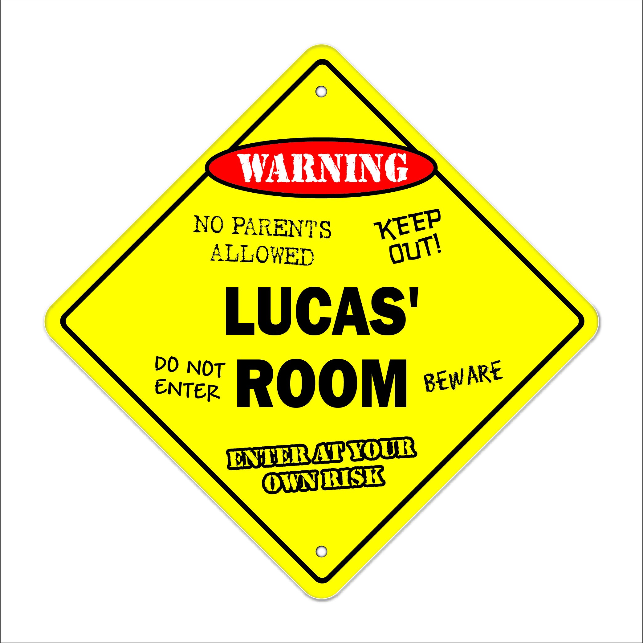 Lucas' Room Sign - Personalized Kids Bedroom Decor for Boys & Girls | 20