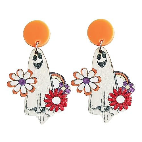 B2：1pairs halloween earrings