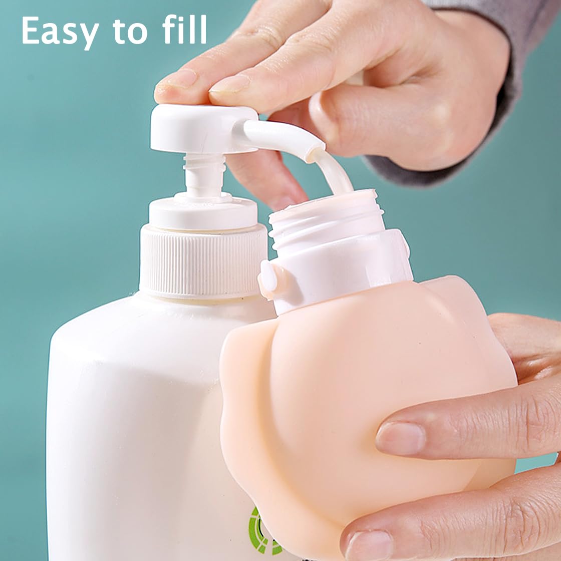 3PCS 30ml TSA Approved Travel Bottles - Leak-Proof Silicone Toiletries Containers for Shampoo, Lotion & Cosmetics | Perfect for Airplane Carry-On, Gym & Vacation Essentials