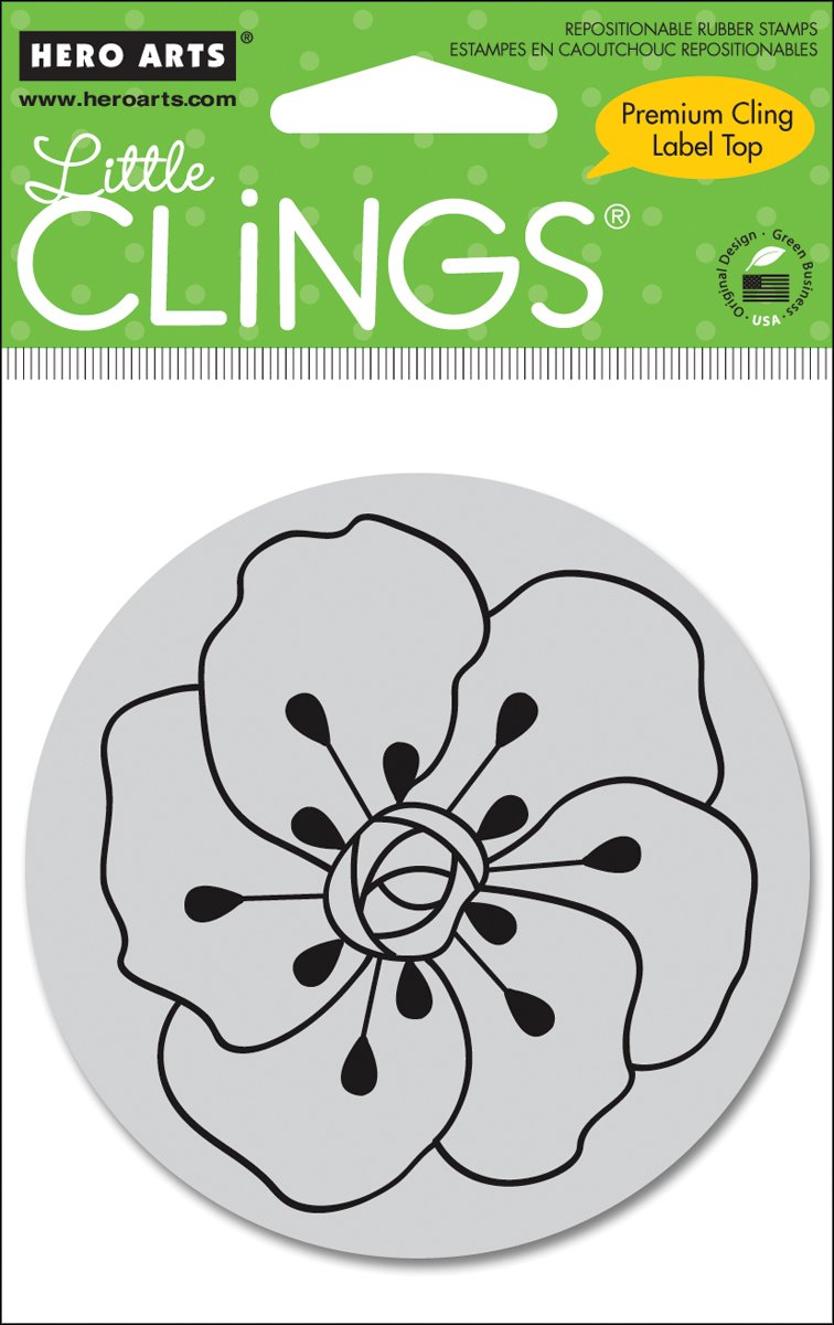 Hero Arts Cling Stamps - Small Sweet Petals for Card Making, Scrapbooking & DIY Crafts | Perfect for Handmade Greeting Cards, Invitations & Paper Projects