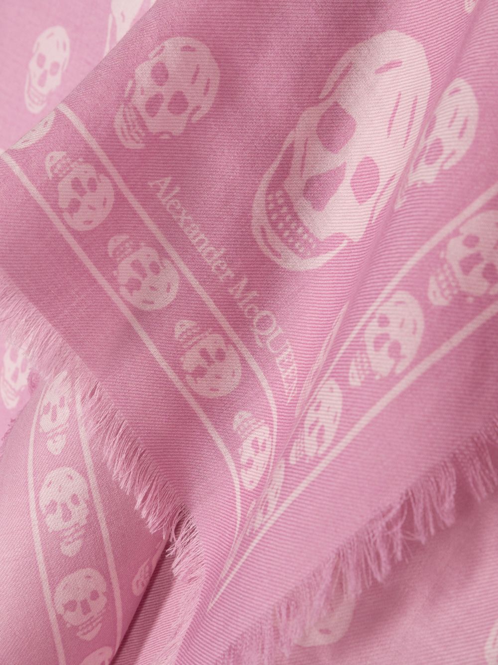 Alexander McQueen Pink Silk Scarf - Luxury Fashion Accessory for Women, Perfect for Gifts, Parties & Everyday Elegance