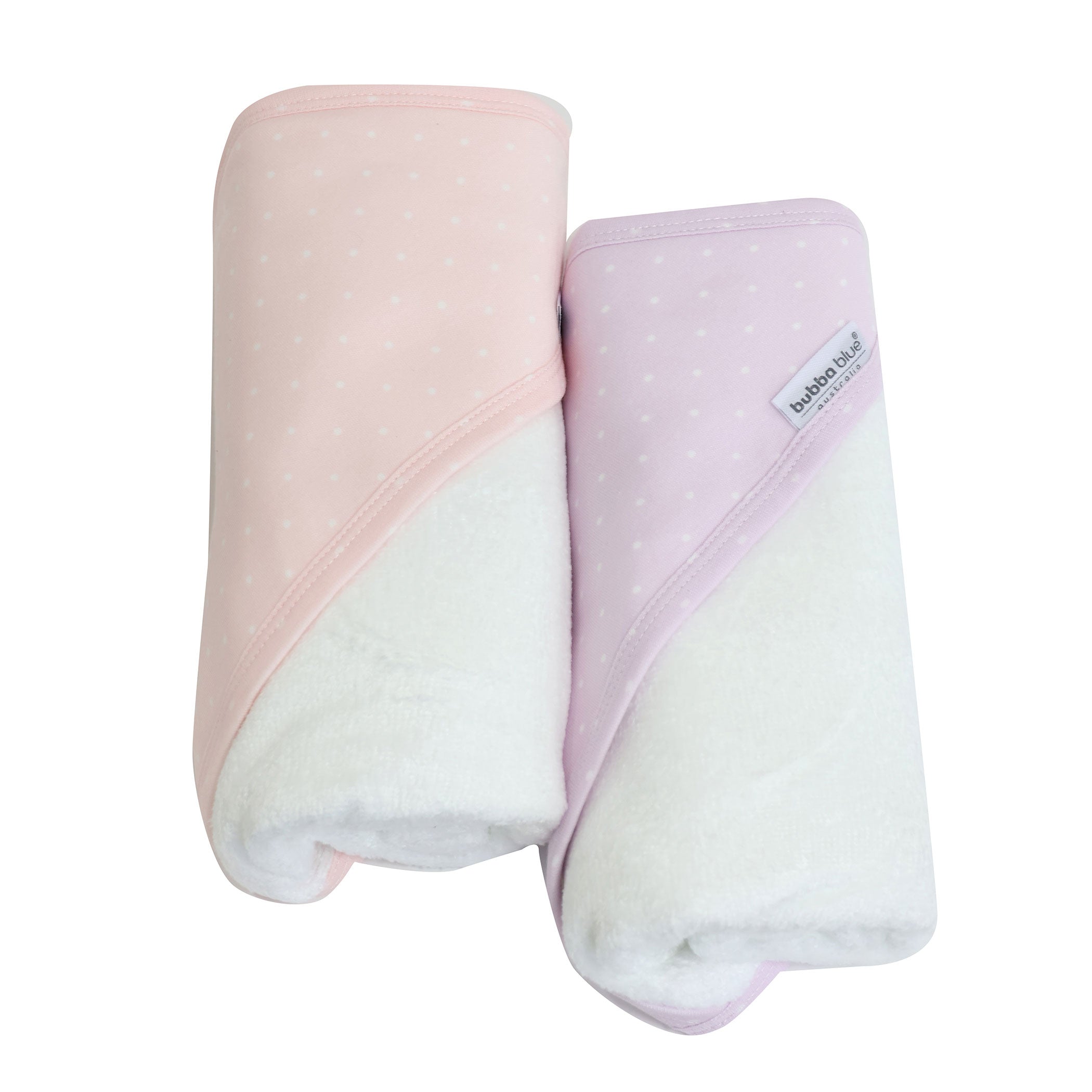 2-Pack Hooded Towel for Kids - Soft & Absorbent Pink & Lilac Confetti Print - Perfect for Beach, Pool & Bath Time