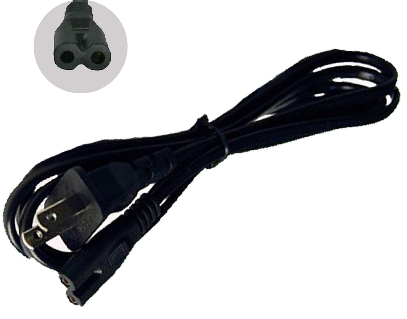 UpBright AC Power Cord Compatible with Insignia LED 720p Smart Roku TV NS-24ER310NA17 & DVD Recorders - Replacement Power Cable for Home Theater Setup & Entertainment Systems