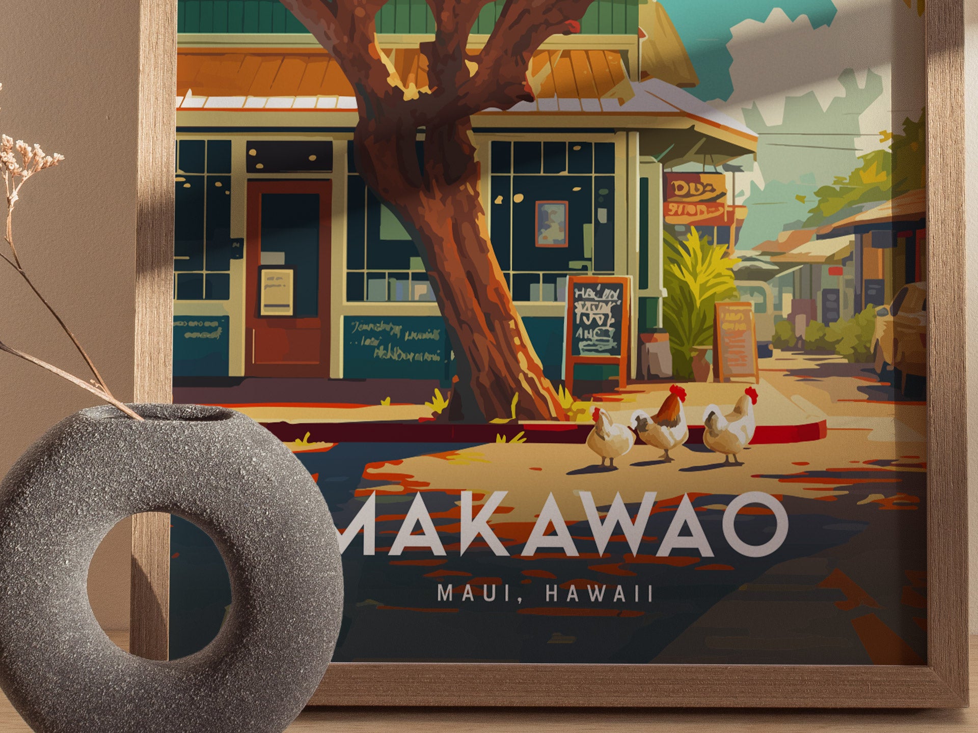 Makawao, Maui, Hawaii - Authentic Hawaiian Souvenirs & Gifts for Travelers & Island Lovers | Perfect for Home Decor, Vacation Memories & Hawaiian-Themed Parties