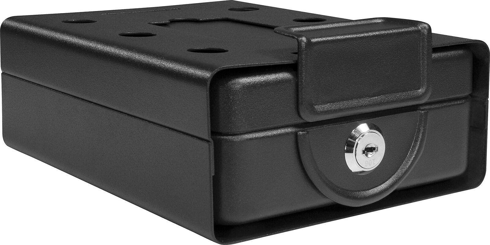 Secure Portable Lock Box with Key - Compact Hidden Wall Safe for Home, Documents & Valuables | Ideal for Travel, Office & Emergency Storage