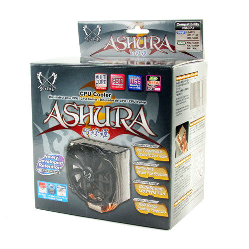 Scythe Ashura SCAR 1000 High Performance CPU Cooler - Efficient Cooling for Gaming PCs and Workstations