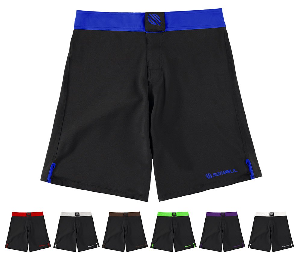 Sanabul Essential MMA BJJ Cross Training Workout Shorts - Lightweight & Breathable Grappling Shorts for MMA, Brazilian Jiu-Jitsu, and Fitness Training - Perfect for Gym, Competition & Martial Arts Practice