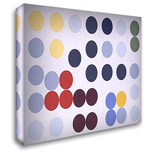 Sophie Taeuber-Arp 'Composition Dans Un Cercle' 24x20 Inch Abstract Canvas Art Print - Modern Wall Decor for Living Room, Bedroom & Office