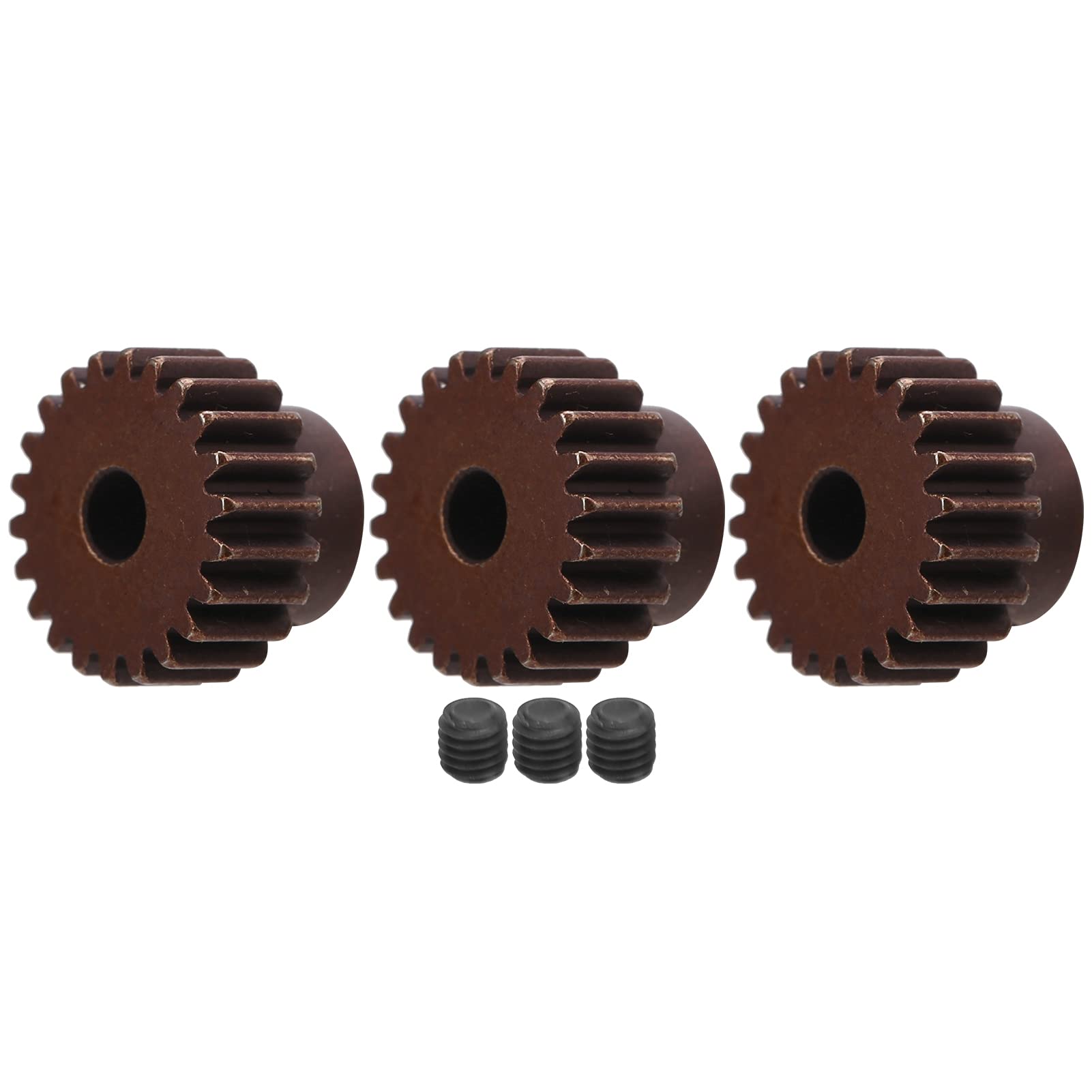 VGEBY 3Pcs 22T 48DP RC Car Pinion Gears for 1/10 Scale RC Cars - Compatible with 3.175mm Brushless/Brushed Motors - Durable Replacement Parts for Off-Road Racing & Crawling RC Vehicles