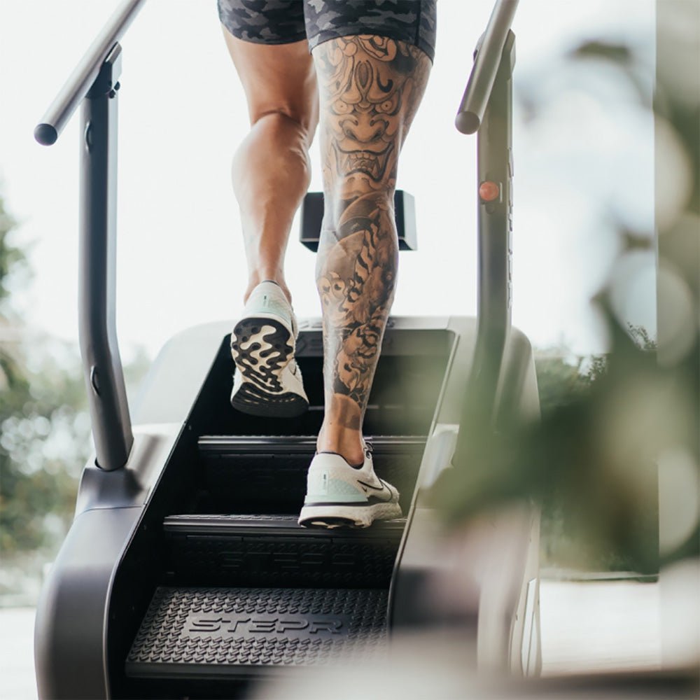 STEPR Classic Stair Climber with LED Display - Compact Home Gym Equipment for Cardio Workout, Weight Loss & Fitness Training - Perfect for Small Spaces & Home Exercise
