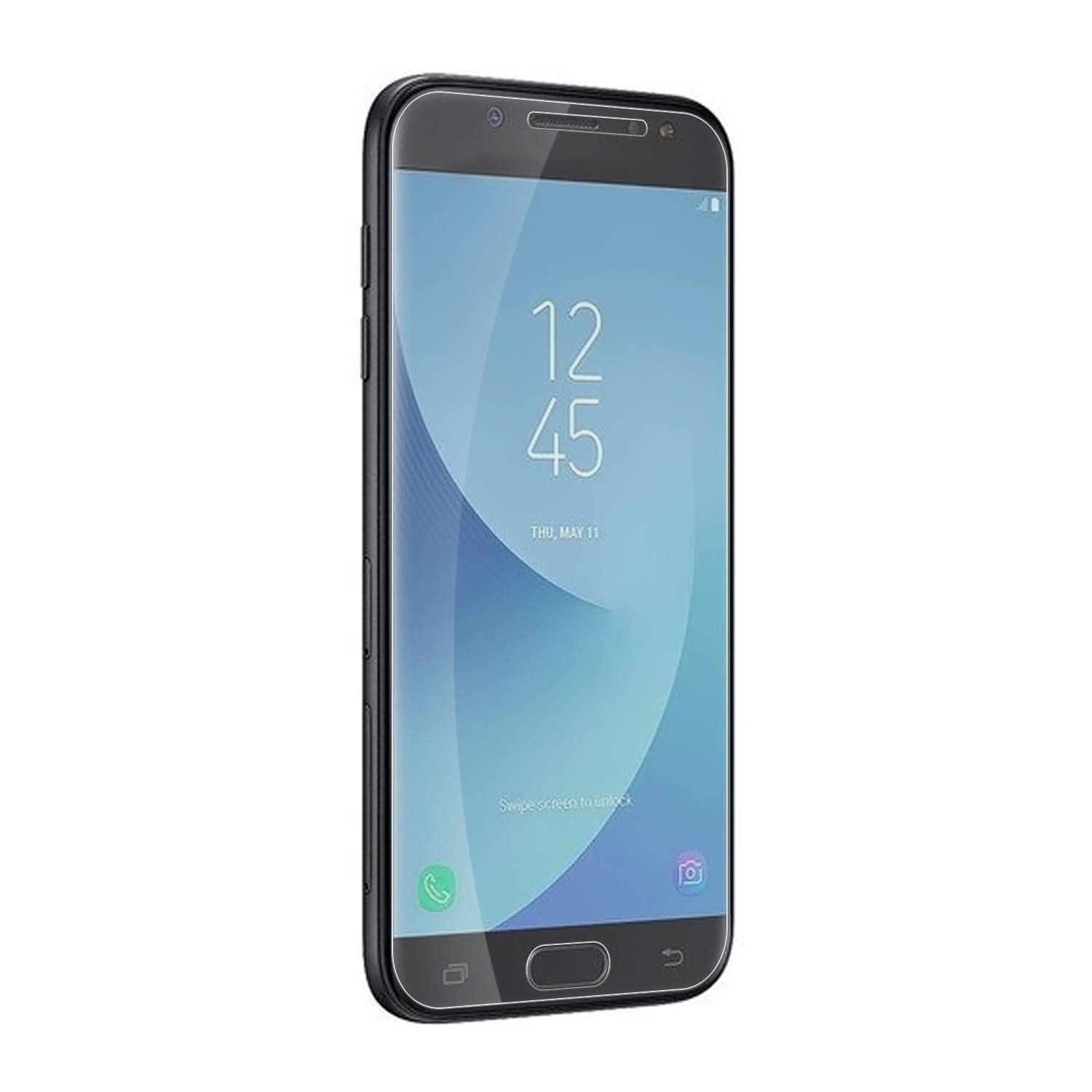SRJTEK Tempered Glass Screen Protector for Samsung Galaxy J730/J7 Pro (2017) - 9H Hardness, HD Clear, Anti-Scratch, Bubble-Free - Perfect for Daily Protection & Gaming (5.5