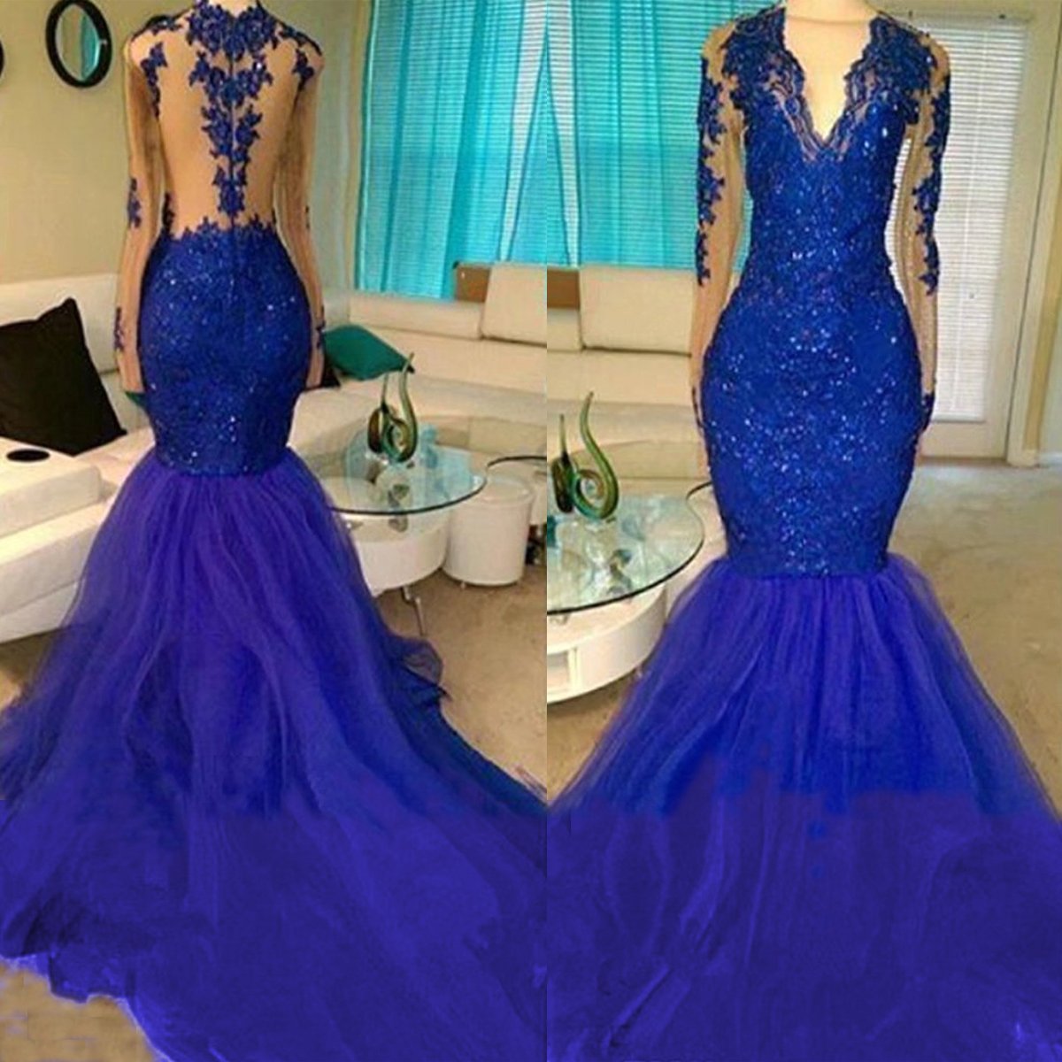 Elegant Black Mermaid Prom Dress with Sleeves for Women - US Size 2 | Formal Evening Gown for Homecoming, Wedding Guest & Special Occasions