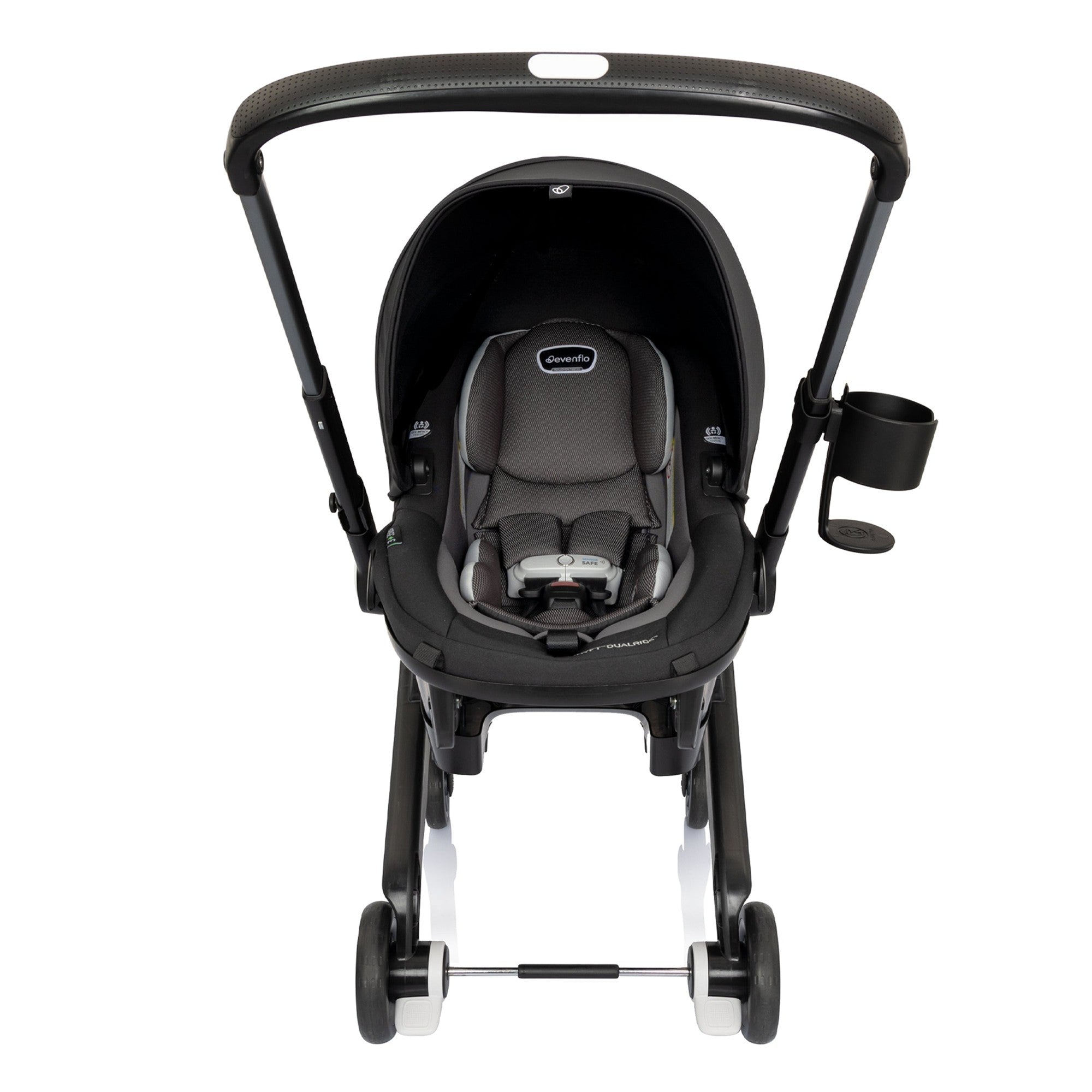 Evenflo Shyft Dual Ride Travel System - Lightweight Stroller & Infant Car Seat Combo for Safe & Convenient Travel | Perfect for Newborns, Toddlers, and On-the-Go Families