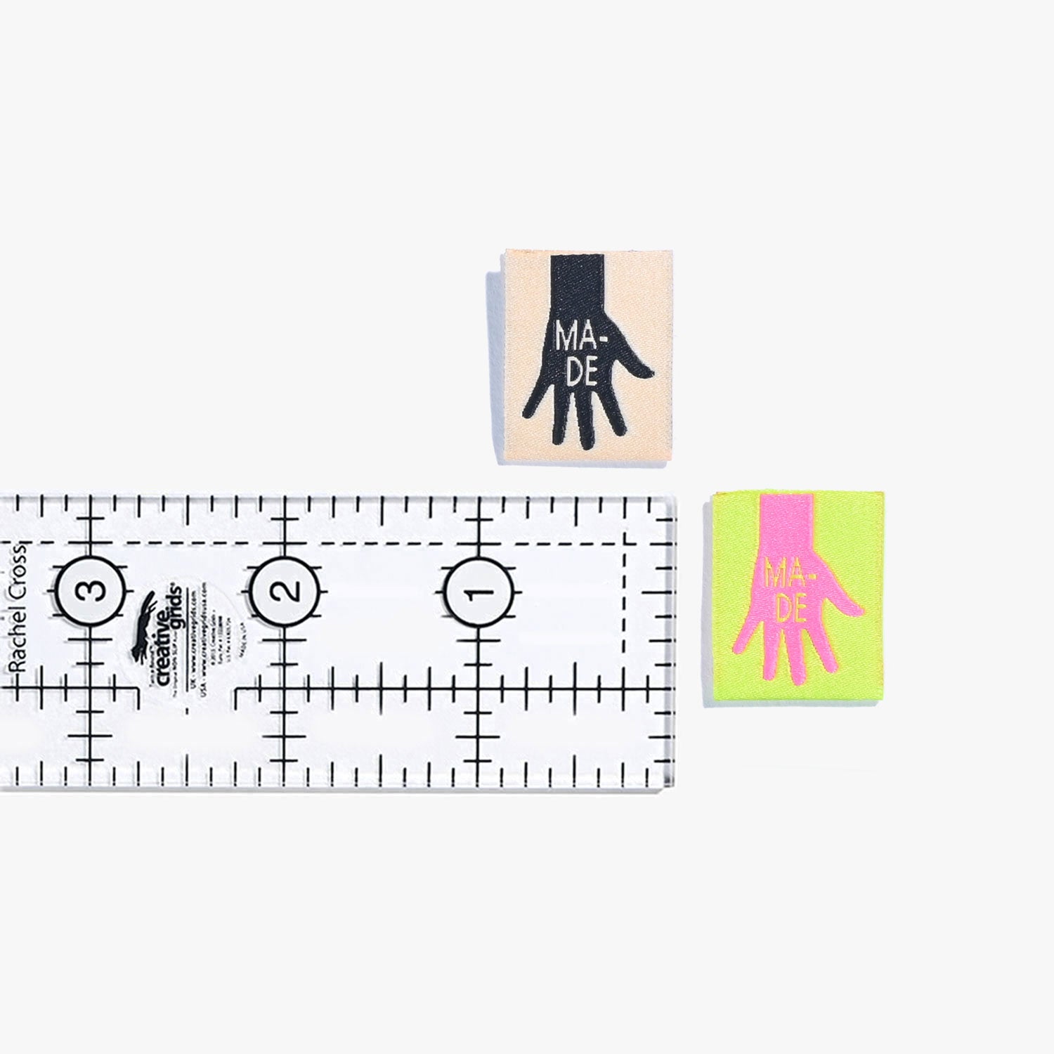 Kylie and the Machine 6-Pack Colorful Sew-In Clothing Labels - Perfect for DIY Garments, Handmade Crafts & Personalized Gifts