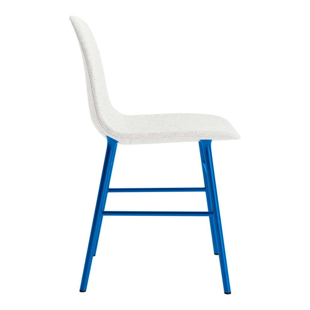 Modern Form Chair with Sturdy Metal Legs & Comfortable Upholstery - Perfect for Home Office, Living Room, or Dining Room Decor