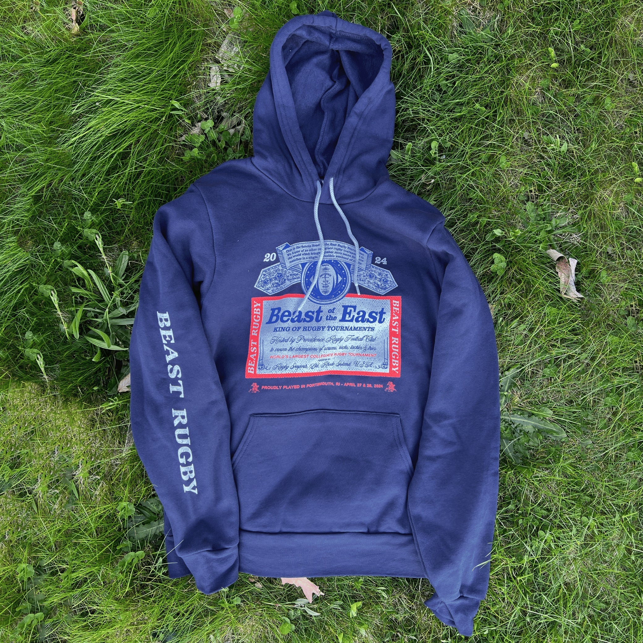 BOE '24 King of Rugby Hoodie - Premium Rugby Sweatshirt for Men & Women | Comfortable Pullover for Rugby Fans, Players & Sports Enthusiasts | Perfect for Game Day, Training & Casual Wear