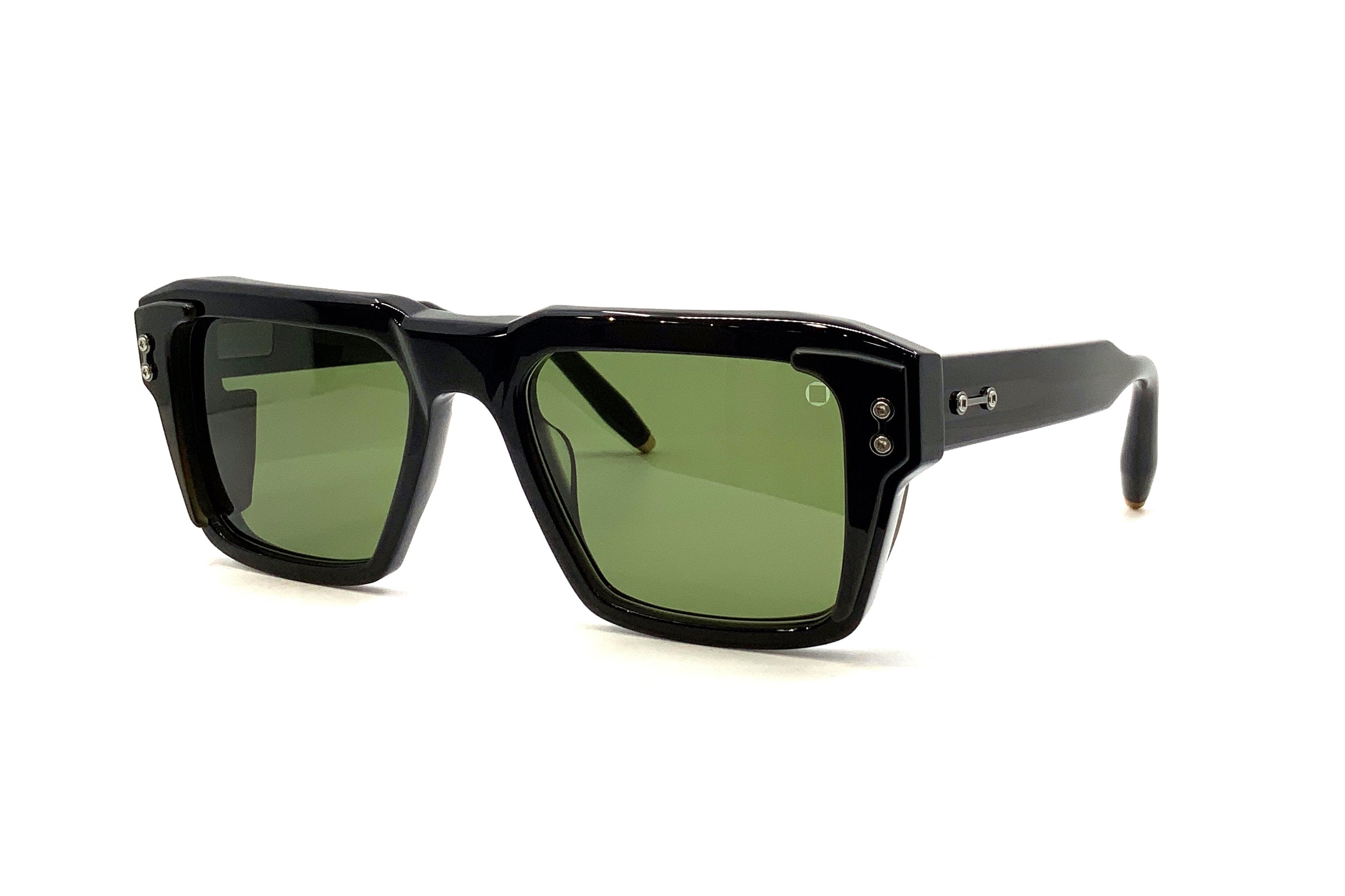Akoni Hercules Black Crystal Sunglasses with Side Shield - Stylish UV Protection for Outdoor Sports & Driving