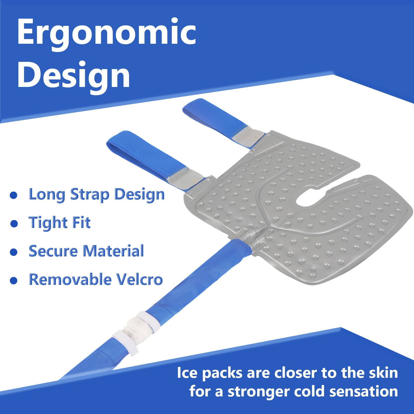 Cold Therapy System Ice Machine for ACL Knee Surgery Recovery - Quiet Pump, Portable Knee Ice Pack with Flexible Kit - Relieves Pain from Sports Injuries, Strains & Sprains - Ideal for Post-Surgery, Arthritis & Joint Stiffness at Home or Gym