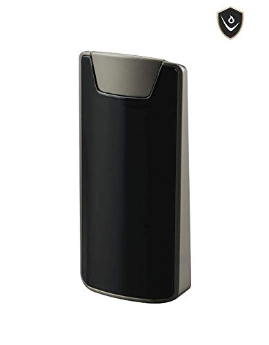 Vector KGM Vector Cosmo Electric Double Flame Lighter (Gunmetal Matte) - USB Rechargeable Windproof Lighter for Cigars, Candles & Outdoor Use - Perfect for Camping, BBQ & Home Essentials