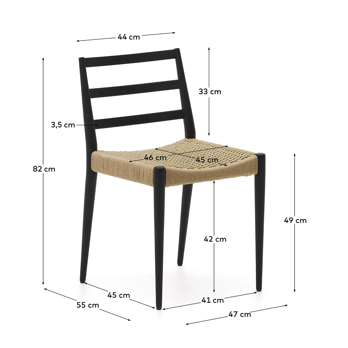 Kave Home Analy Chair - Modern Accent Chair for Living Room, Bedroom & Office - Stylish Upholstered Armchair with Wooden Legs - Perfect for Relaxing, Reading & Decor
