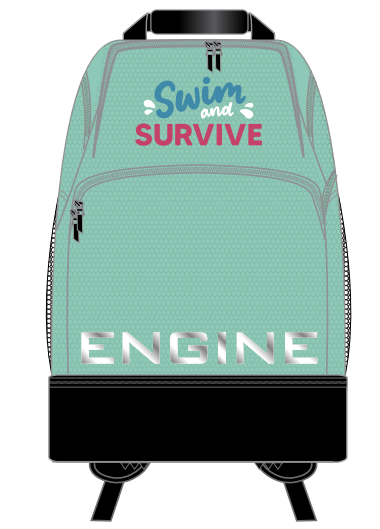 Swim & Survive Engine Swim Backpacks - Waterproof Durable Swimming Backpack for Pool, Beach & Travel | Perfect for Swim Gear Storage & Outdoor Adventures