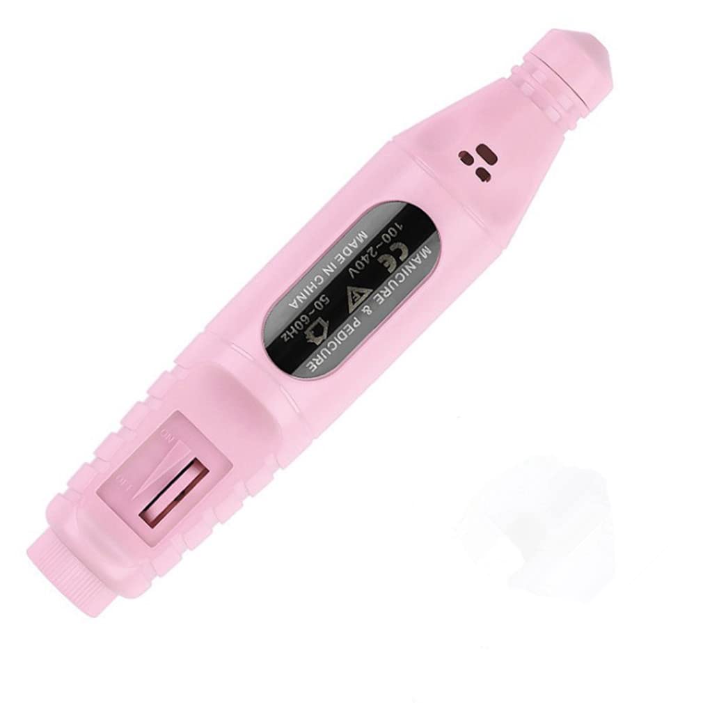 Professional Electric Nail Drill Kit - USB Portable Manicure Pedicure Machine for Acrylic Nails, Polishing, Shaping & Exfoliating | Perfect for Home & Salon Nail Care (Pink)