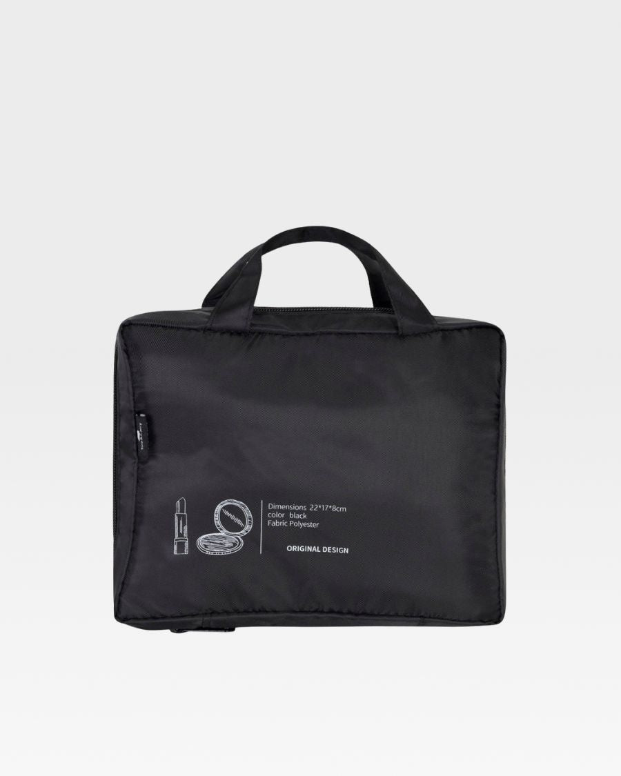 8-Piece Black Travel Packing Cubes Set - Organize Luggage & Suitcase for Business Trips, Vacations & Weekend Getaways