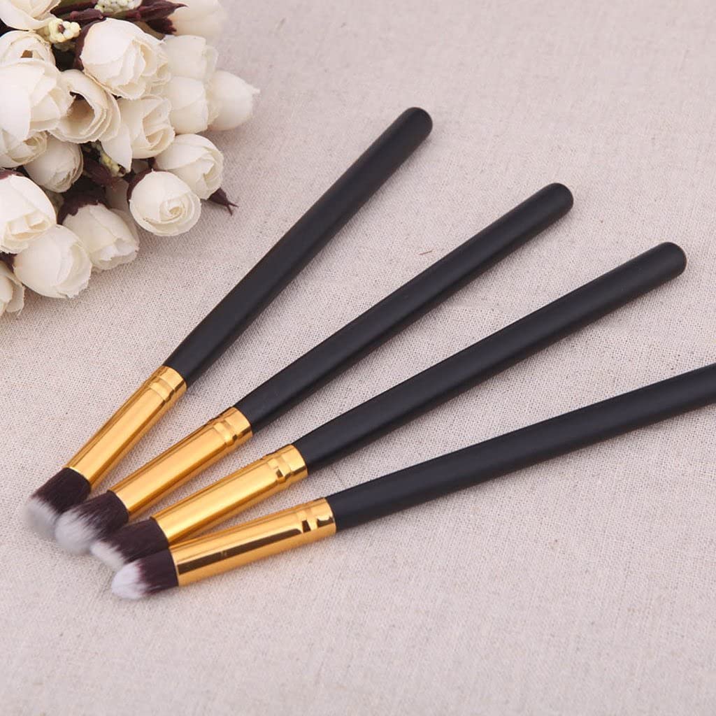 Professional MAPPERZ Eyeshadow Blending Pencil Brush Set - 4 Piece Eye Makeup Brushes for Eyeshadow, Foundation & Mascara Application | Perfect for Daily Makeup & Professional Makeup Artist Kit