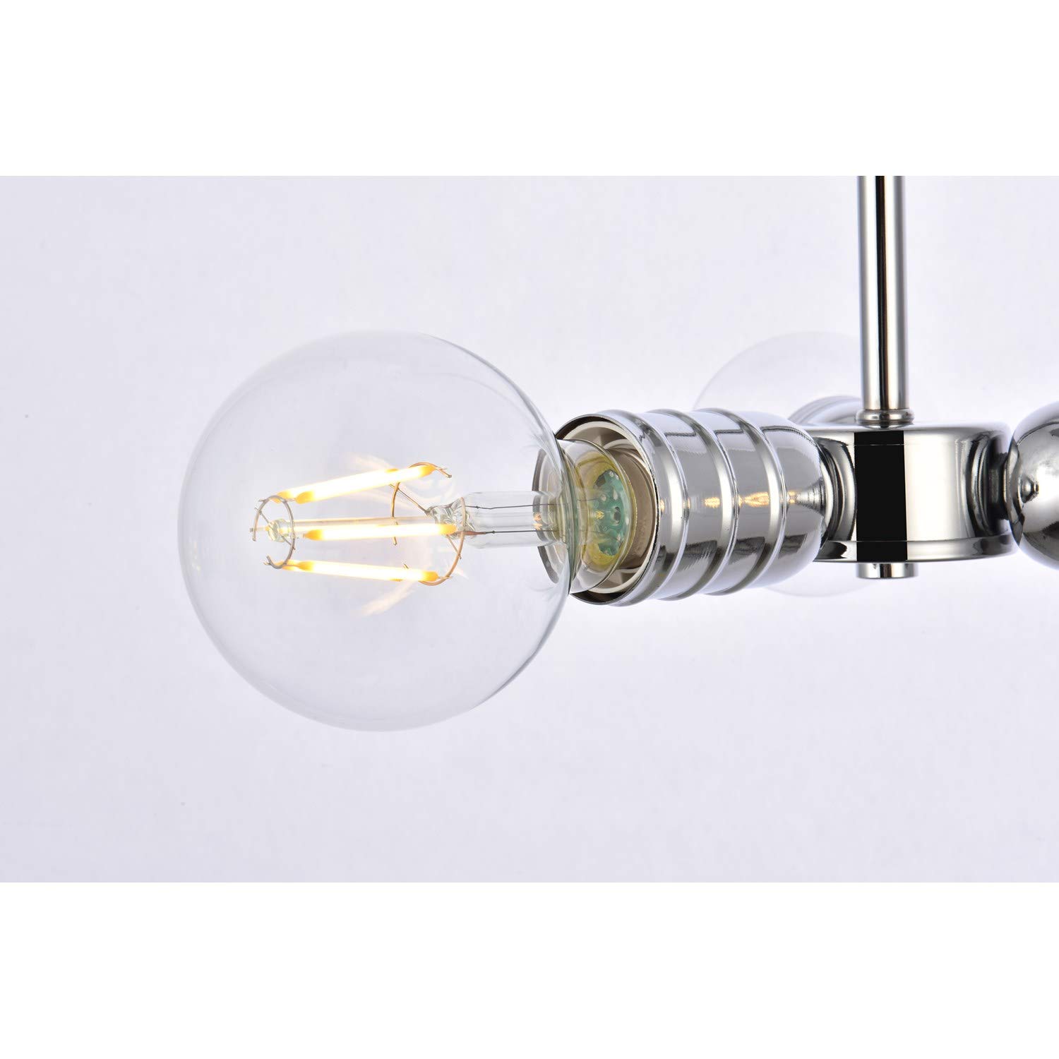 Reyes 3-Light Chrome Pendant Lighting Fixture - Modern Ceiling Light for Kitchen Island, Dining Room & Bedroom