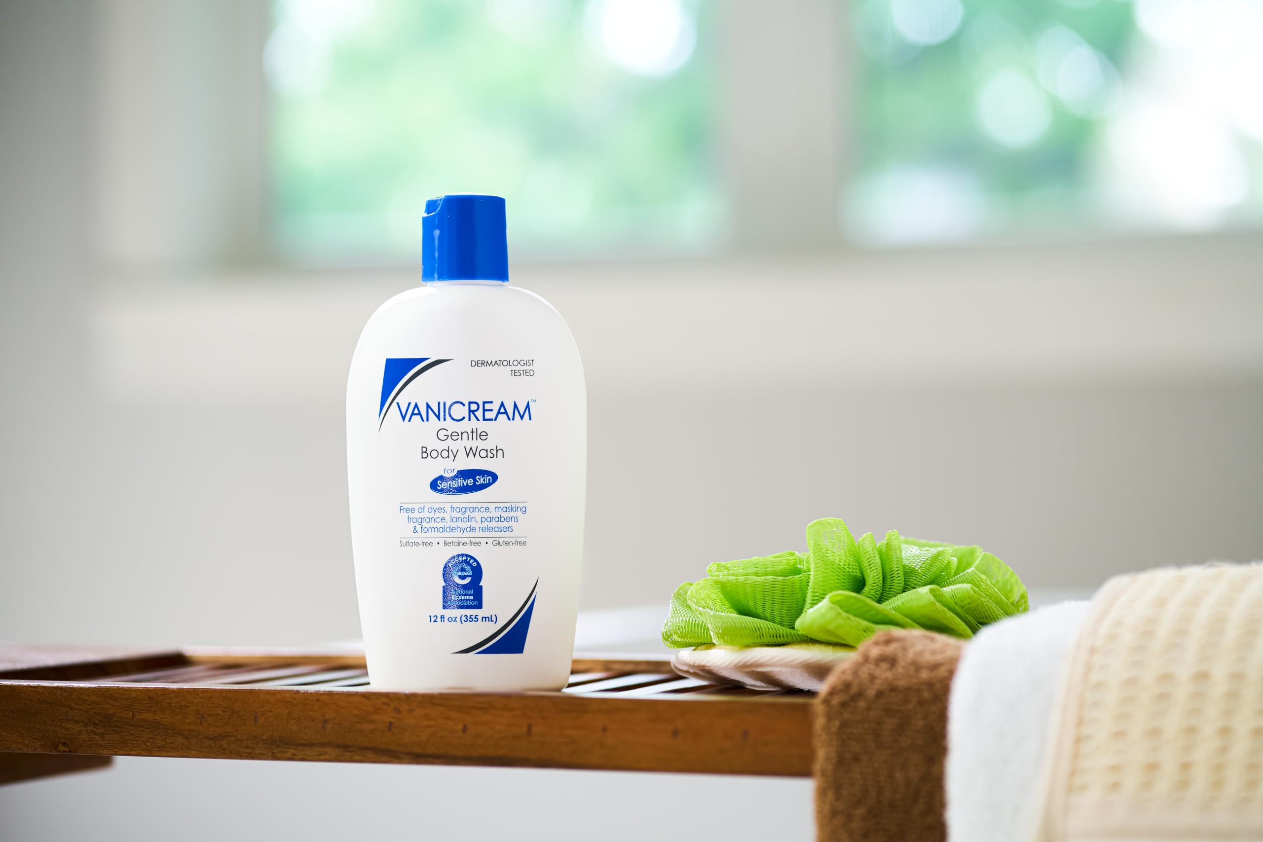 Vanicream Gentle Body Wash for Sensitive Skin 12 fl oz with DenTek Triple Clean Floss Picks 150 Count - Hypoallergenic Skincare & Dental Care Bundle for Daily Hygiene Routine
