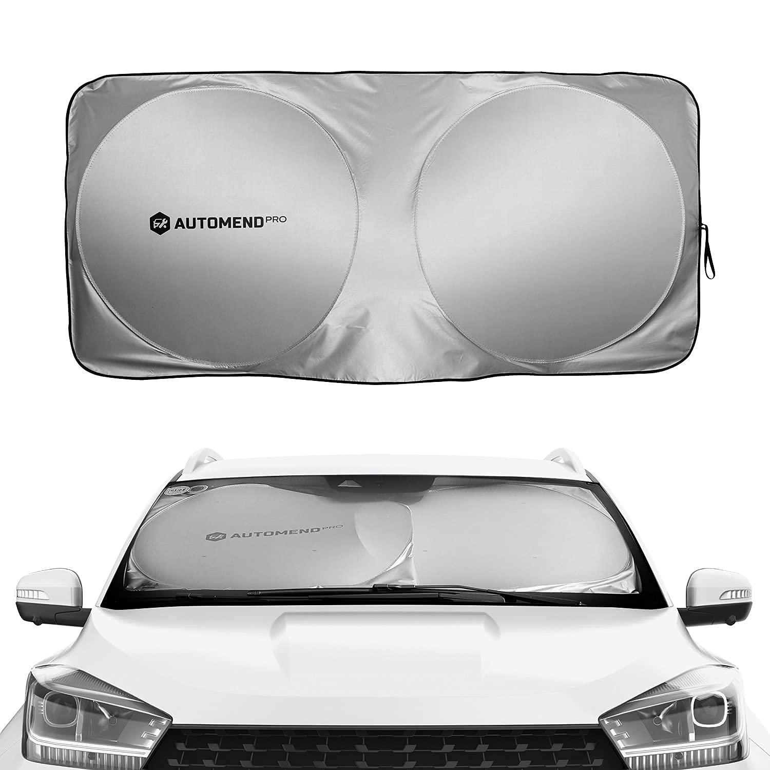 Automend Pro Extra Large Car Windshield Sun Shade (75