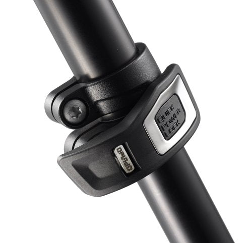 Manfrotto Aluminum 3-Section Tripod Stand with Quick Release Plate - Professional Camera Tripod for DSLR, Mirrorless, Video Cameras - Perfect for Photography, Videography, Travel & Outdoor Shooting (Black)