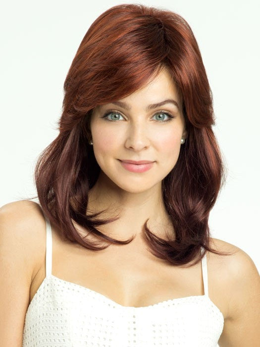 Caroline Synthetic Wig with Basic Cap - Soft & Natural Looking Hairpiece for Women | Perfect for Cosplay, Costume Parties & Everyday Wear
