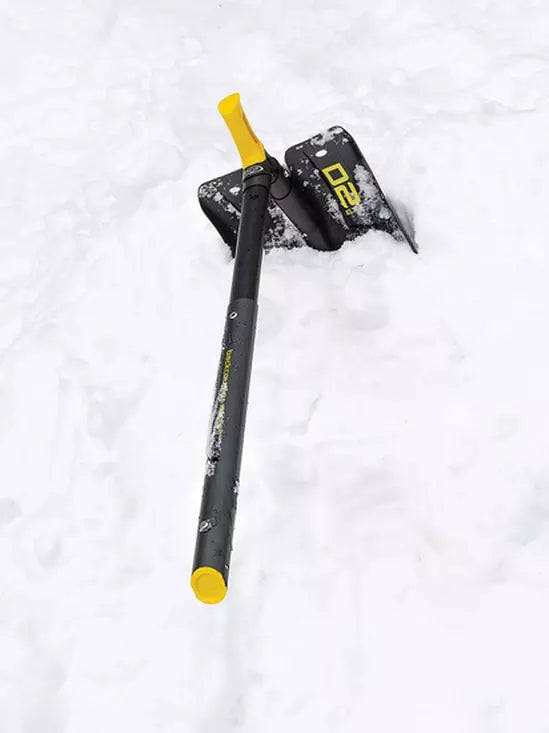 BCA D2 EXT Avalanche Rescue Shovel with Folding Saw - Heavy Duty Snow Shovel for Backcountry Skiing, Snowboarding & Winter Survival Gear