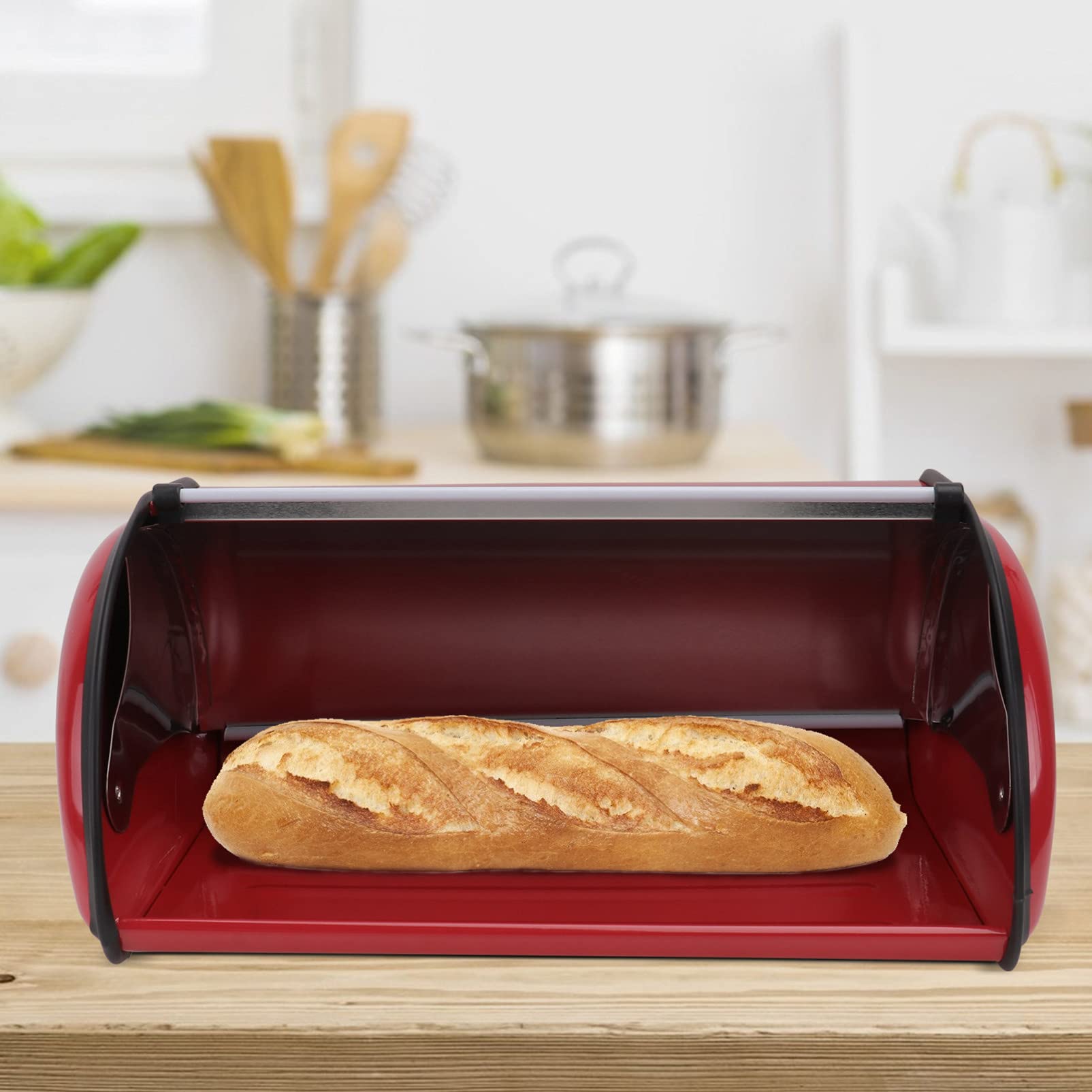 Bread Storage Box - Kitchen Food Organizer for Home & Baking