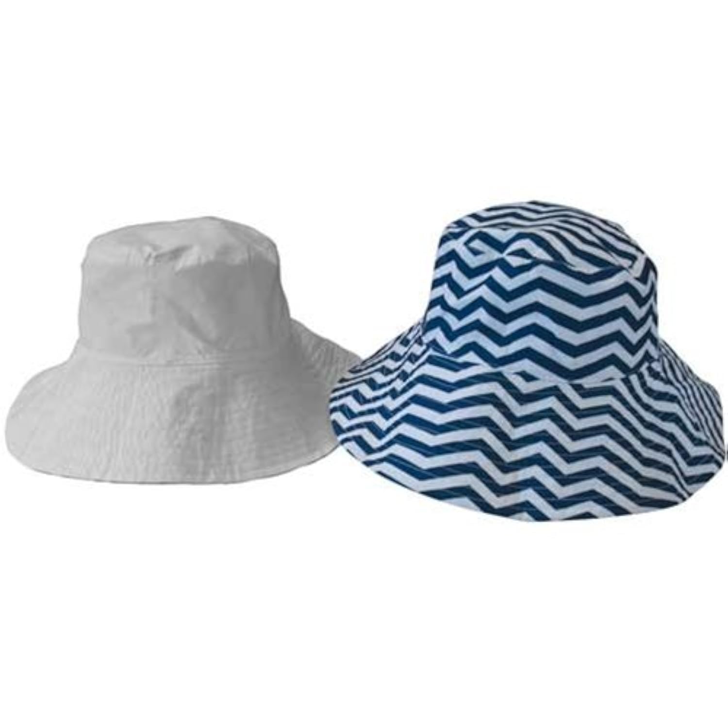Sun Lily Fashion Flips Reversible Sun Hat with Tote Bag for Women - UPF 50+ Wide Brim Beach Hat (Harbor Coast) | Perfect for Vacations, Poolside & Summer Outdoor Activities