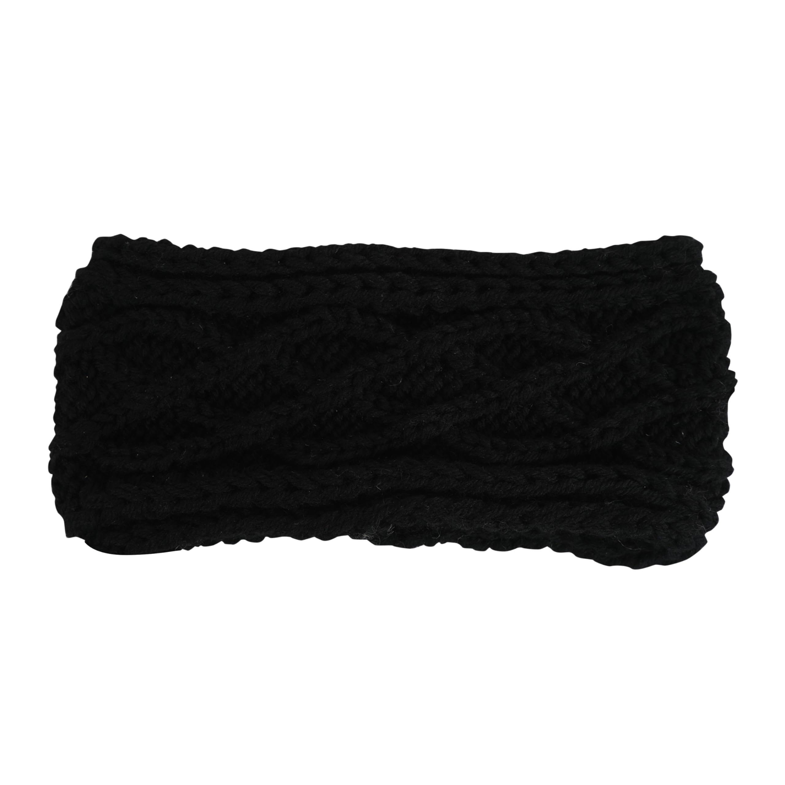 FabSeasons Acrylic Woolen Skull Stretch Headband - Winter Ear Warmer & Fashion Hair Accessory for Women & Girls - Perfect for Skiing, Snowboarding & Cold Weather Activities