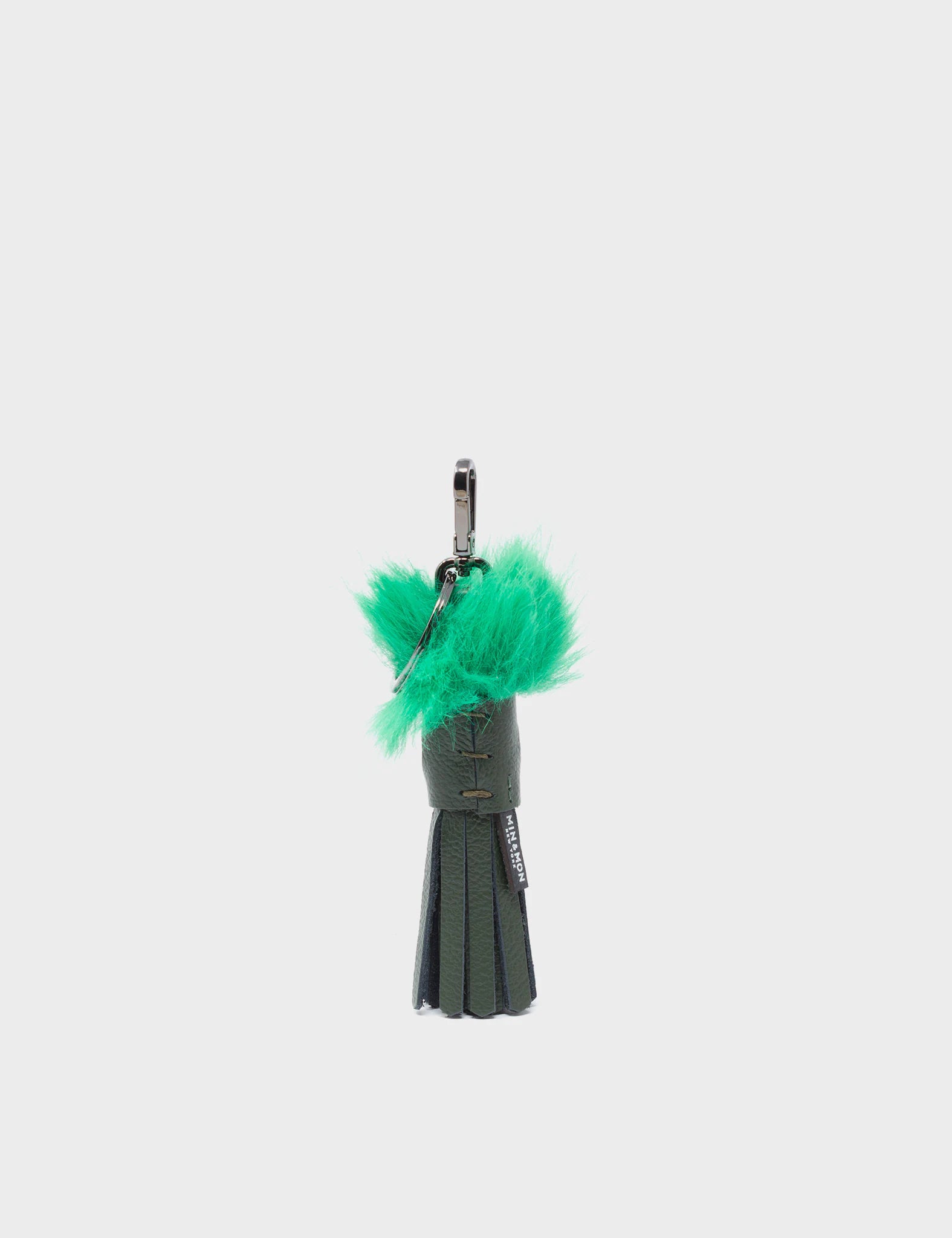 Callie Marie Mayne Green Leather and Faux Fur Coat - Stylish Winter Outerwear for Women | Perfect for Casual Outings and Holiday Parties