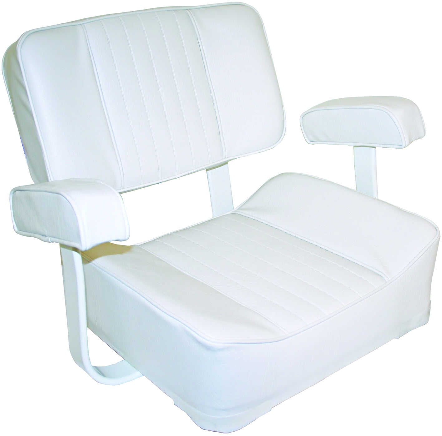 Axis Deluxe White Captains Chair - Premium Office & Gaming Chair for Home & Office Use
